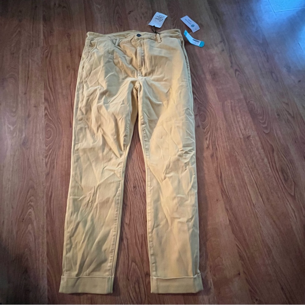 STITCH FIX COSMIC BLUE PANT. SIZE 12. YELLOW